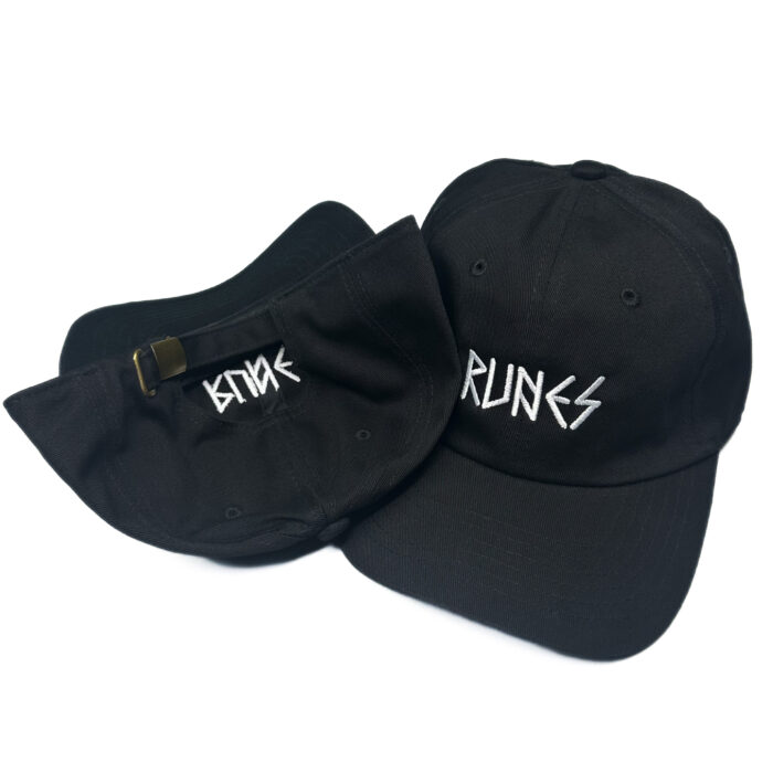 Runes Dad Hat Full View